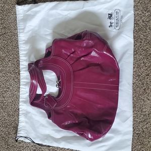 Pretty purple Coach purse